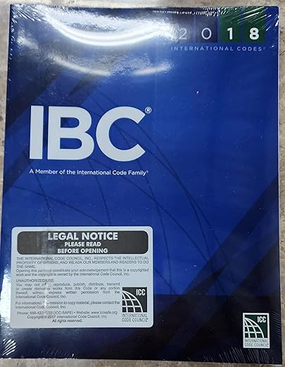 2018 International Building Code (International Code Council Series) IBC 2018 BY ICC