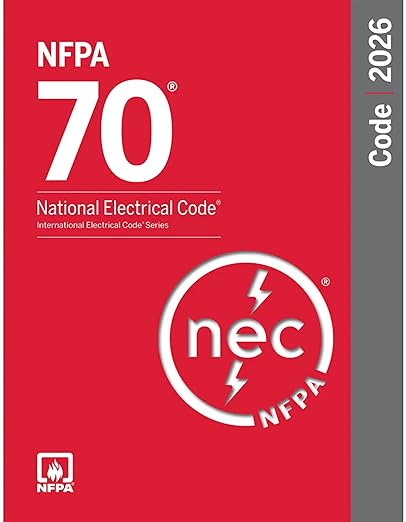 NFPA 70, National Electrical Code NEC 2026 Spiralbound